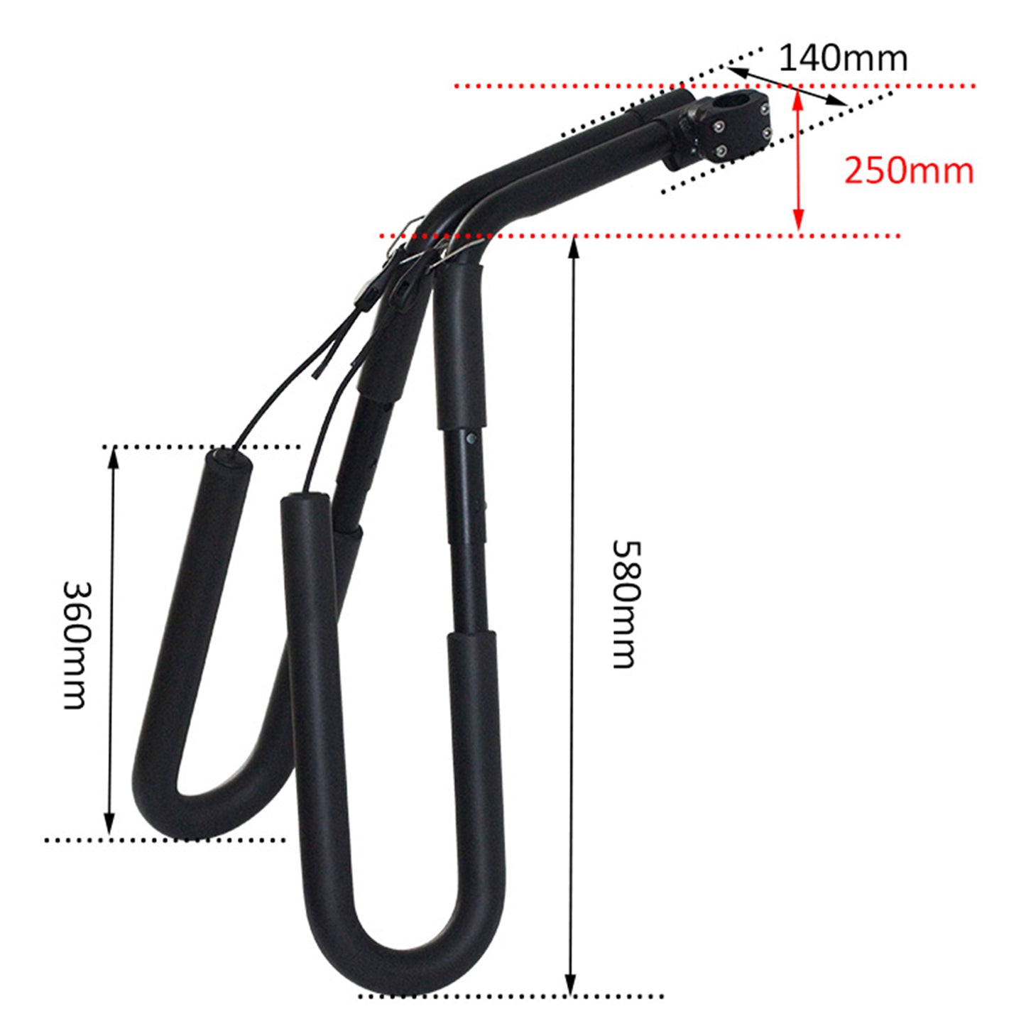 Porta Tablas de Paddle Surf Para Bicicleta