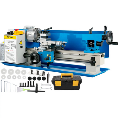 Mini Torno metal profesional 550W - Alta Precisión