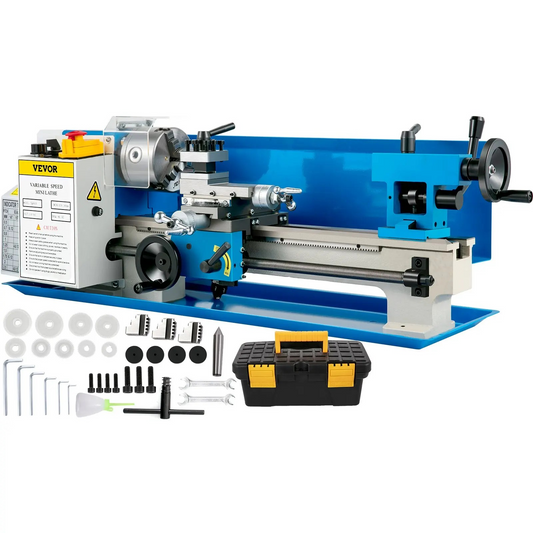 Mini Torno metal profesional 550W - Alta Precisión